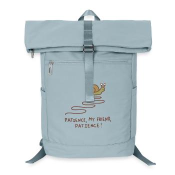 Patience Snail - Laptop Backpack - ice blue - Front