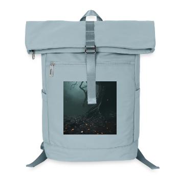 Weles, der slawische Gott der Unterwelt – Dunkle Fantasy - Laptop-Rucksack  - Eisblau - Vorne