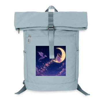 Mondlicht Drachenblüte - Laptop-Rucksack  - Eisblau - Vorne