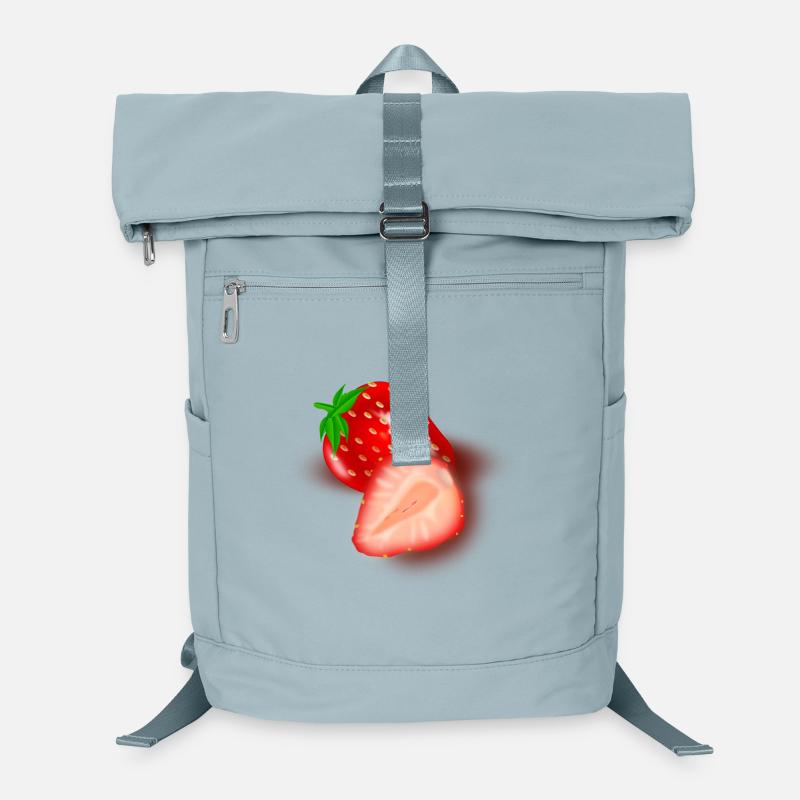 Illustration en coupe de fraise Sac à dos ordinateur