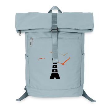 Leuchtturm | Seefahrt | Meer - Laptop-Rucksack  - Eisblau - Vorne