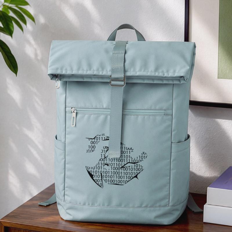 binary code Laptop Backpack