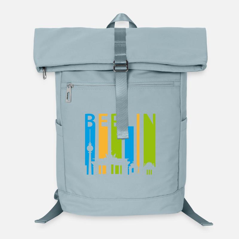 Berliner Schiftzug mit Silhouette Laptop-Rucksack 
