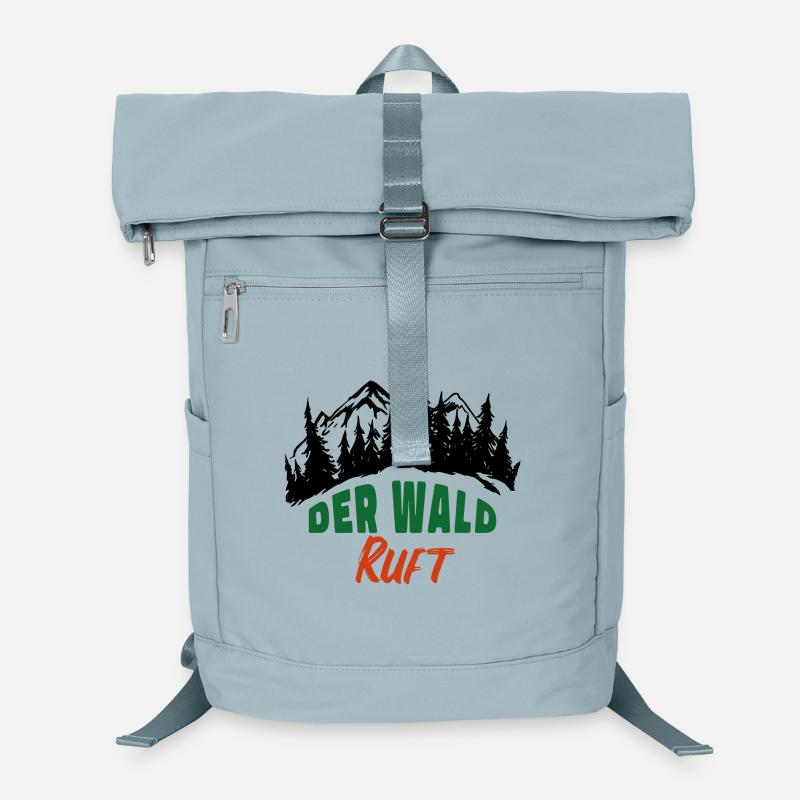 Der Wald ruft Förster Waldarbeit Natur Freizeit Laptop-Rucksack 