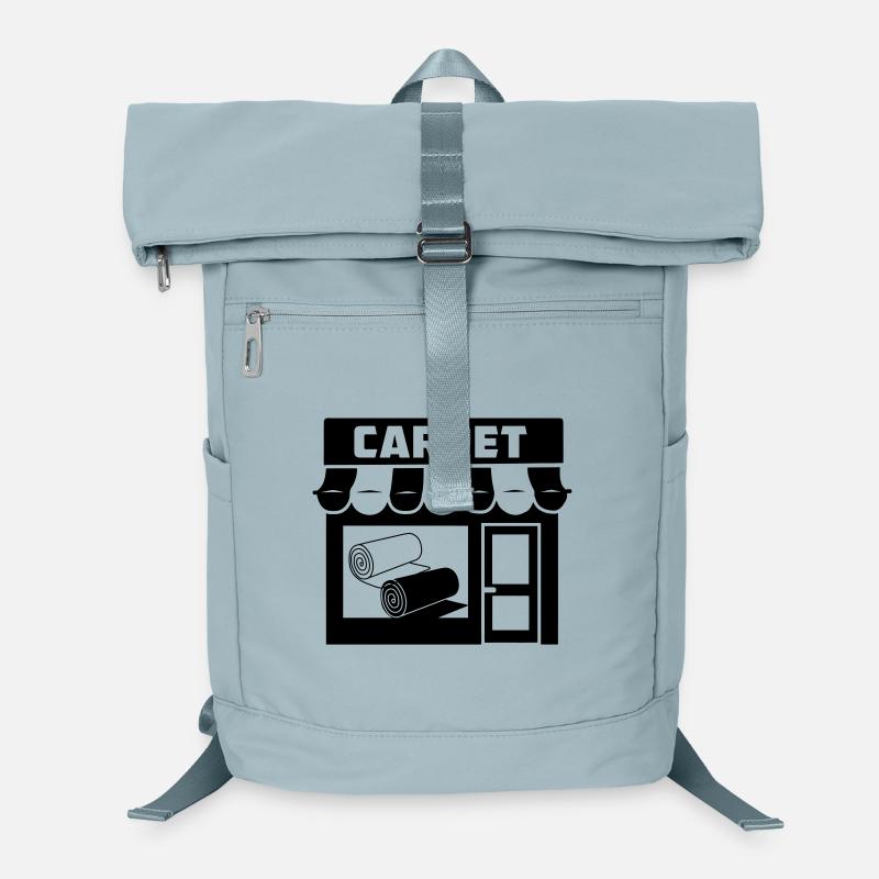 Carpet rolls logo in store Laptop Backpack