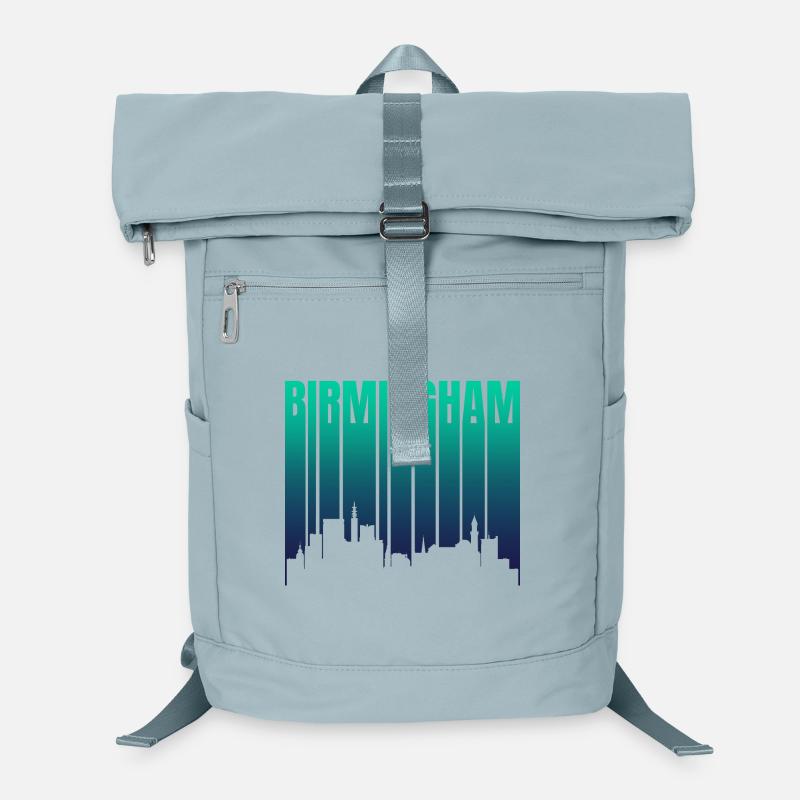 Birmingham Skyline Gradient Laptop-Rucksack 