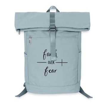 faith over fear - Laptop-Rucksack  - Eisblau - Vorne