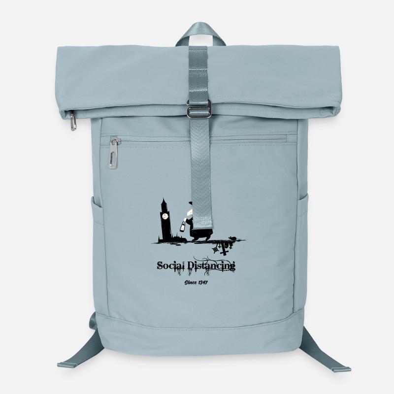 Social Distancing since 1347 Laptop Backpack
