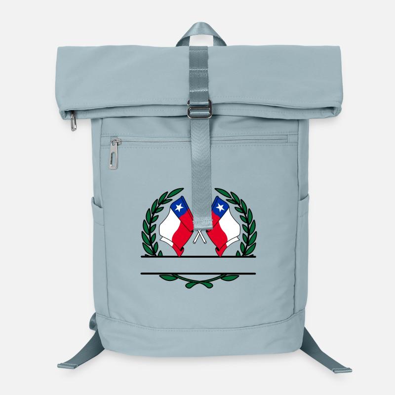 Fahnen Chile Lorbeerkranz Banner Laptop-Rucksack 