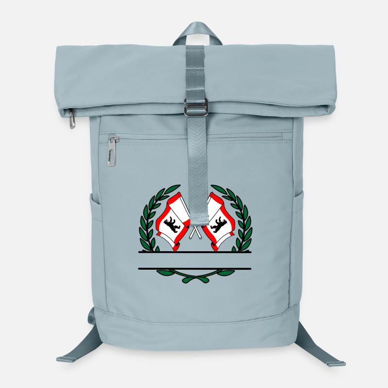 Fahnen Berlin Lorbeerkranz Banner Laptop-Rucksack 