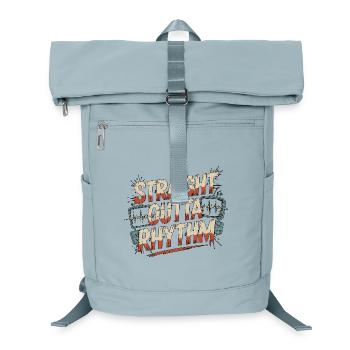 Cardiac Tech Straight Outta Rhythm Echo Tech - Laptop-Rucksack  - Eisblau - Vorne