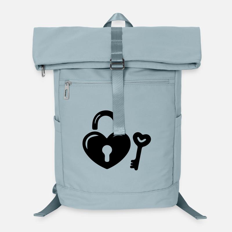 Herz Schlüssel Laptop-Rucksack 