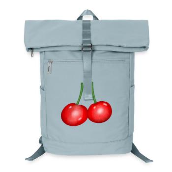 Cherry Duo Fruit Cherry Fruit - Laptop Backpack - ice blue - Front
