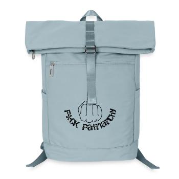 F*CK the Patriarchy - Laptop Backpack - ice blue - Front