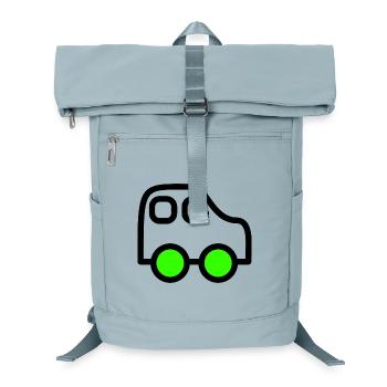 Car - Laptop Backpack - ice blue - Front