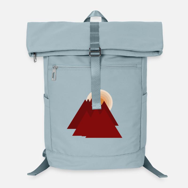 Rote Berge bei Sonnenaufgang Laptop-Rucksack 