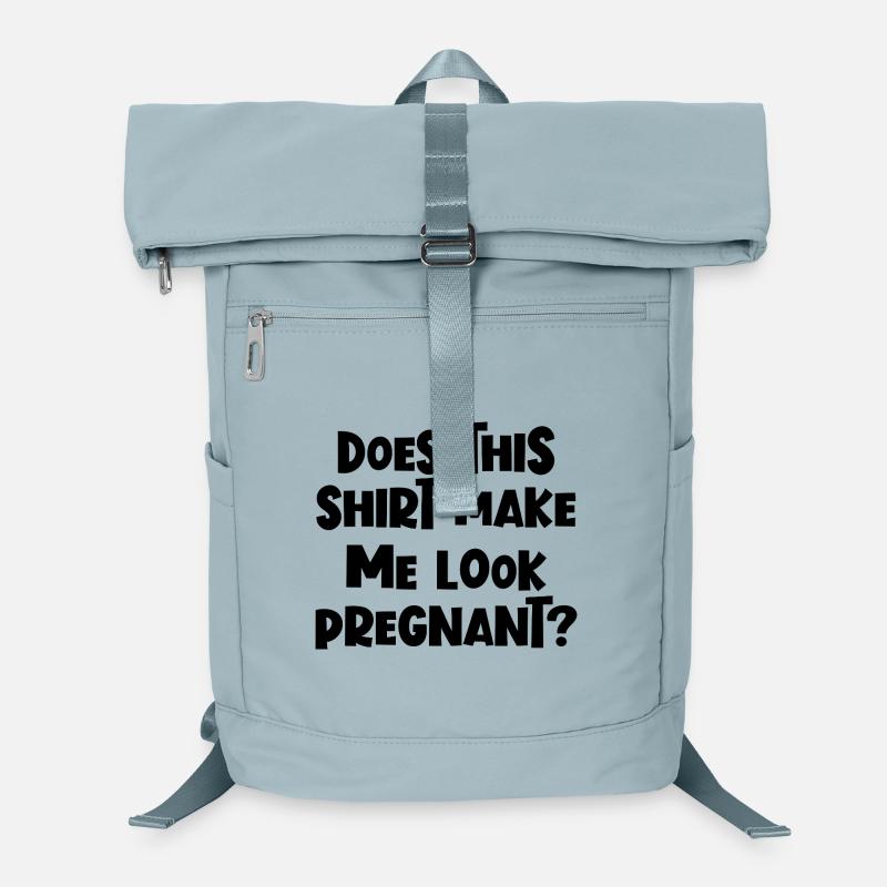 Lustig, oder? Lässt mich dieses Shirt schwanger au Laptop-Rucksack 