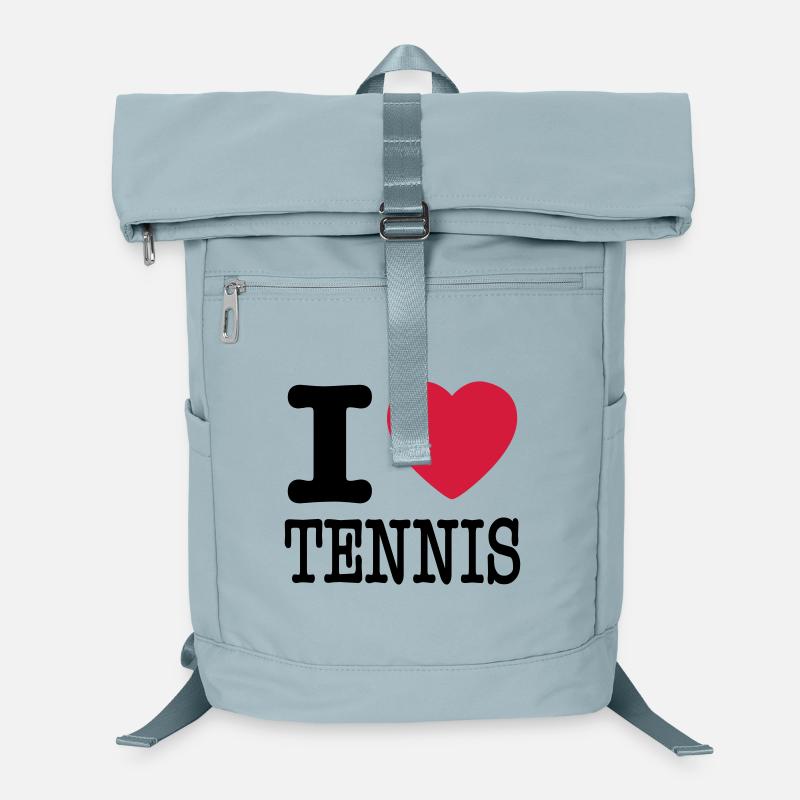 Ich liebe Tennis Laptop-Rucksack 