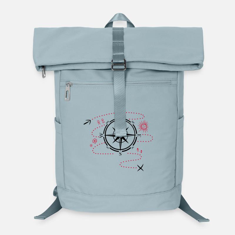 Grande boussole avec carte de randonnée Sac à dos ordinateur