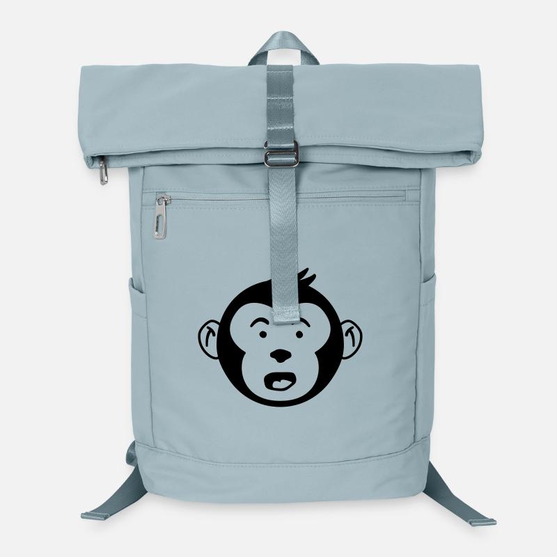 Cute Monkey Head – Funny Monkey Design Laptop Backpack
