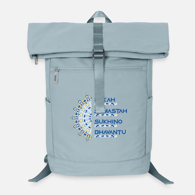 Mandala Mantra Yoga Mode Design Shirt Geschenk Laptop-Rucksack 