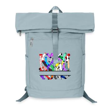 Stockings, tights and socks logo - Laptop Backpack - ice blue - Front