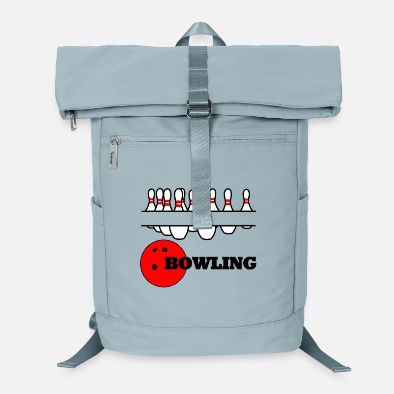 Bowling logo banner Laptop Backpack