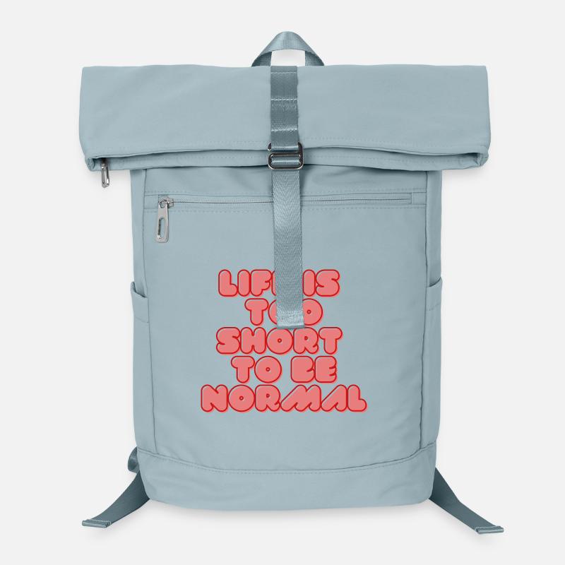 Leben ist zu kurz, normal zu sein Laptop-Rucksack 