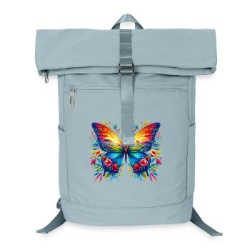 Butterfly - Laptop Backpack - ice blue - Front