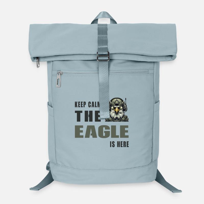 Keep Calm – The Eagle Is Here Laptop-Rucksack 