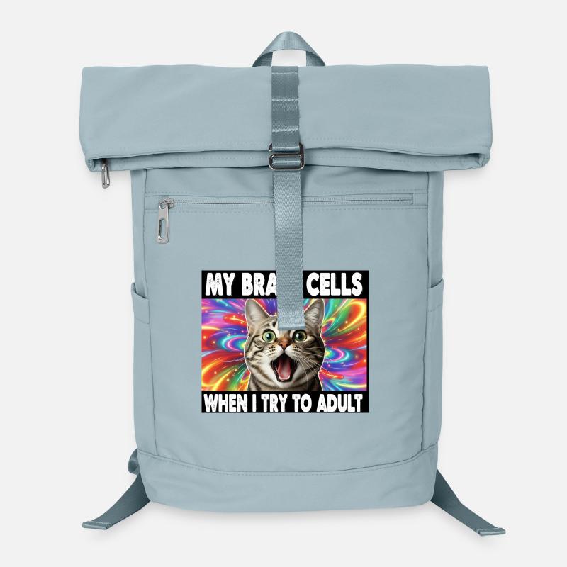 An intelligently humorous cat Laptop Backpack