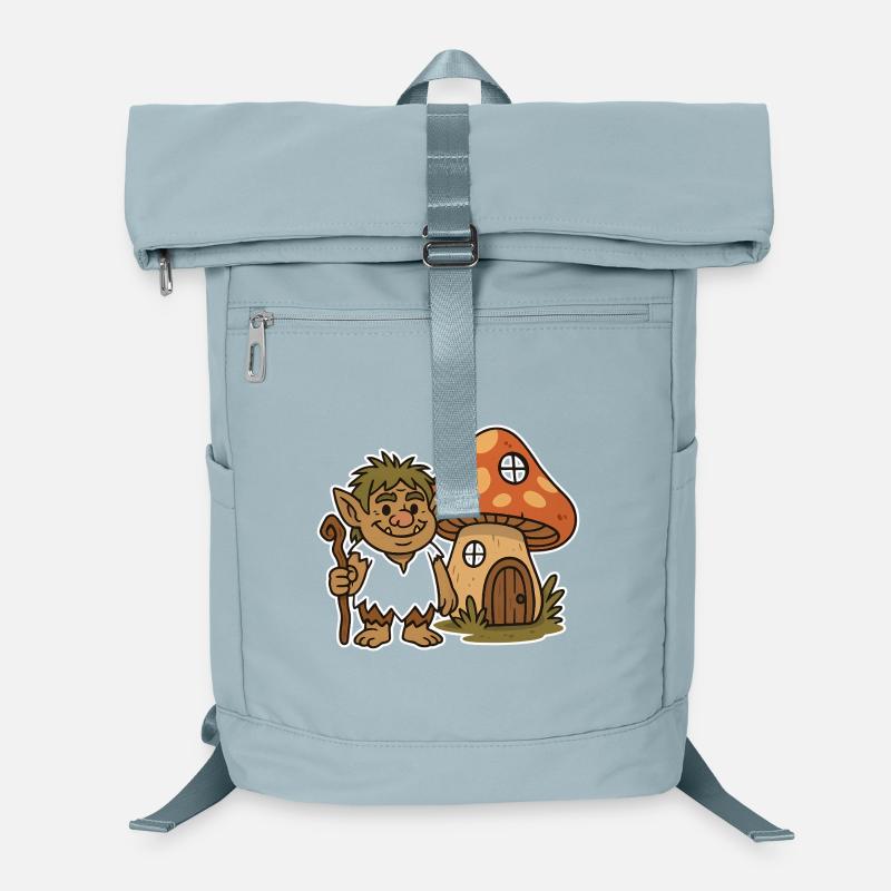 Waldtroll am Pilzhäuschen Laptop-Rucksack 
