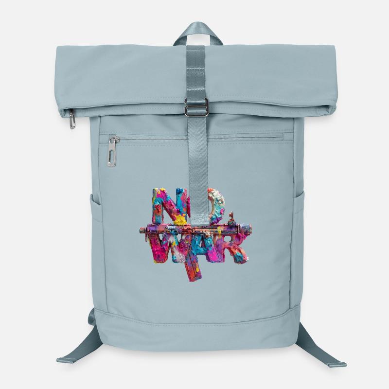 Pas de guerre Coloré Gun Art Sac à dos ordinateur