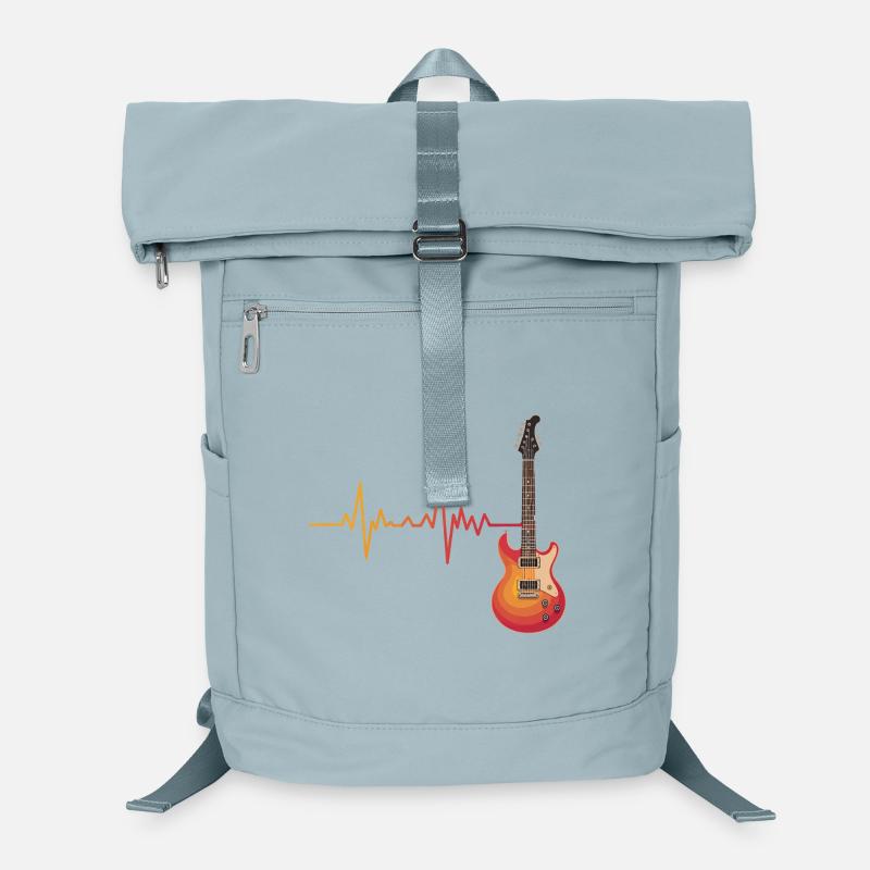 Heartbeat Guitar Gradient Laptop Backpack