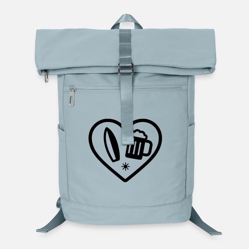 Heart Surf Bier Laptop-Rucksack 