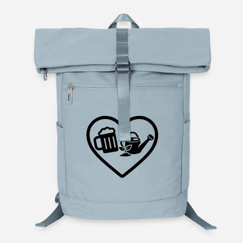 Herz Bier Garten Humor Laptop-Rucksack 
