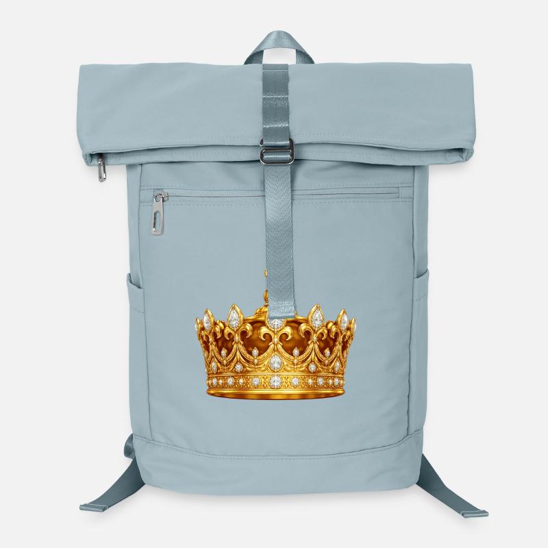 Couronne d’or avec diamants Sac à dos ordinateur
