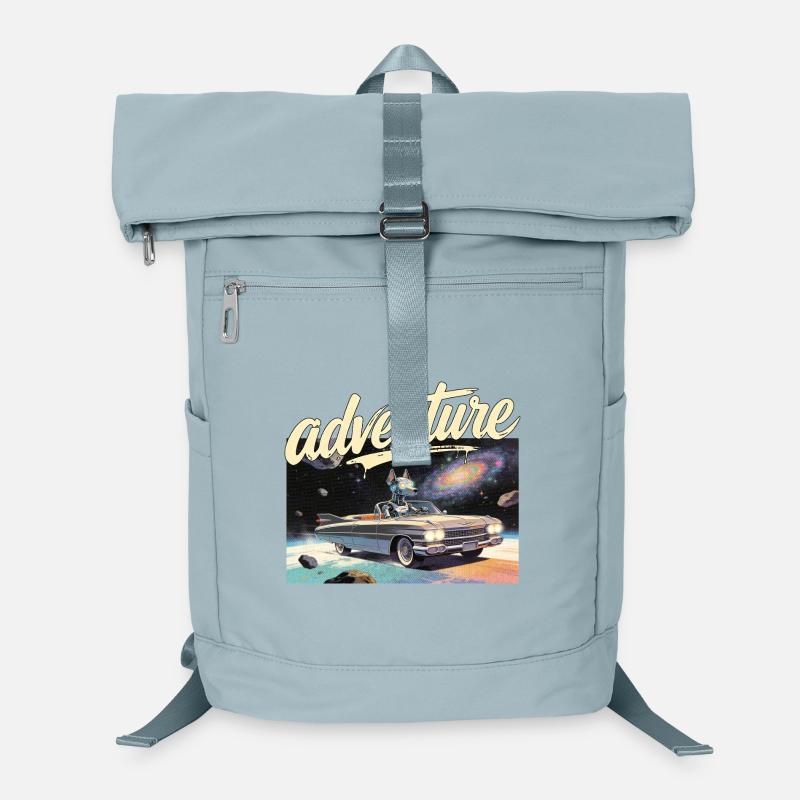 Retro Car Adventure Laptop Backpack