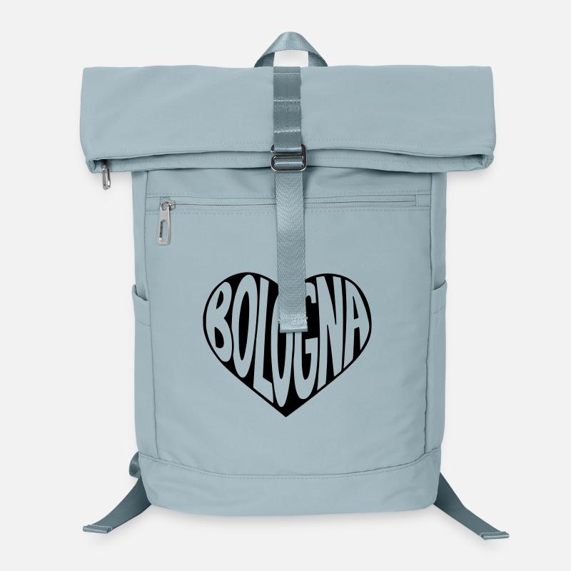 Bologna Herz Typografie Laptop-Rucksack 