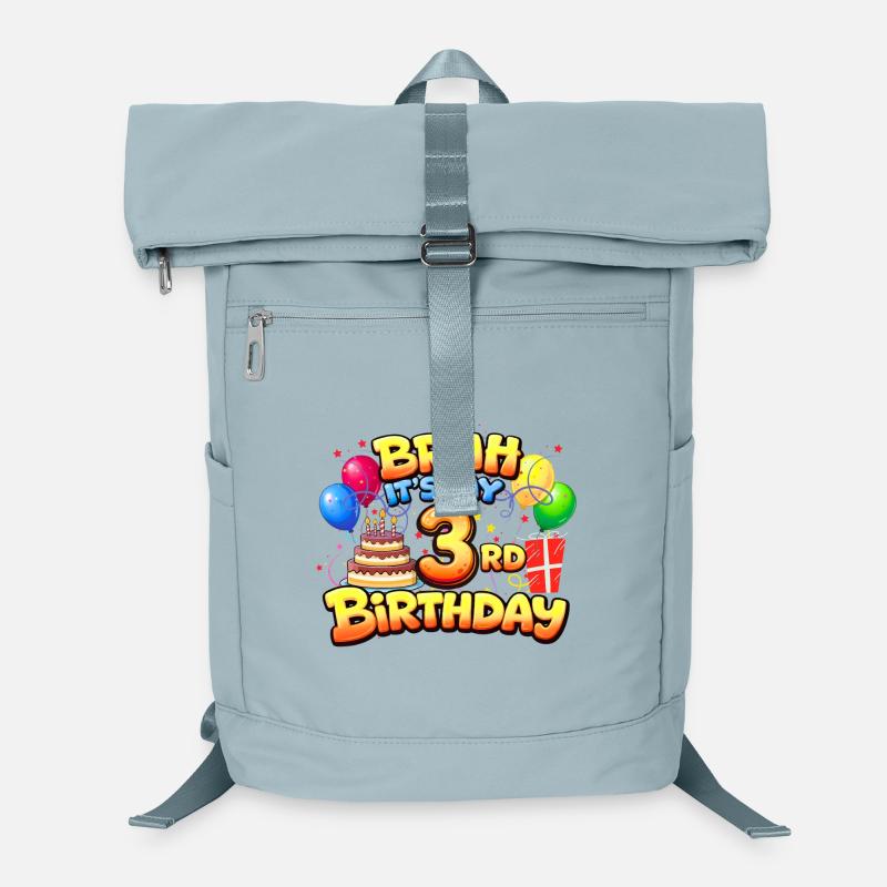 3. Geburtstagsshirt 3. Geburtstagsgeschenk Junge Mädchen 3. Laptop-Rucksack 