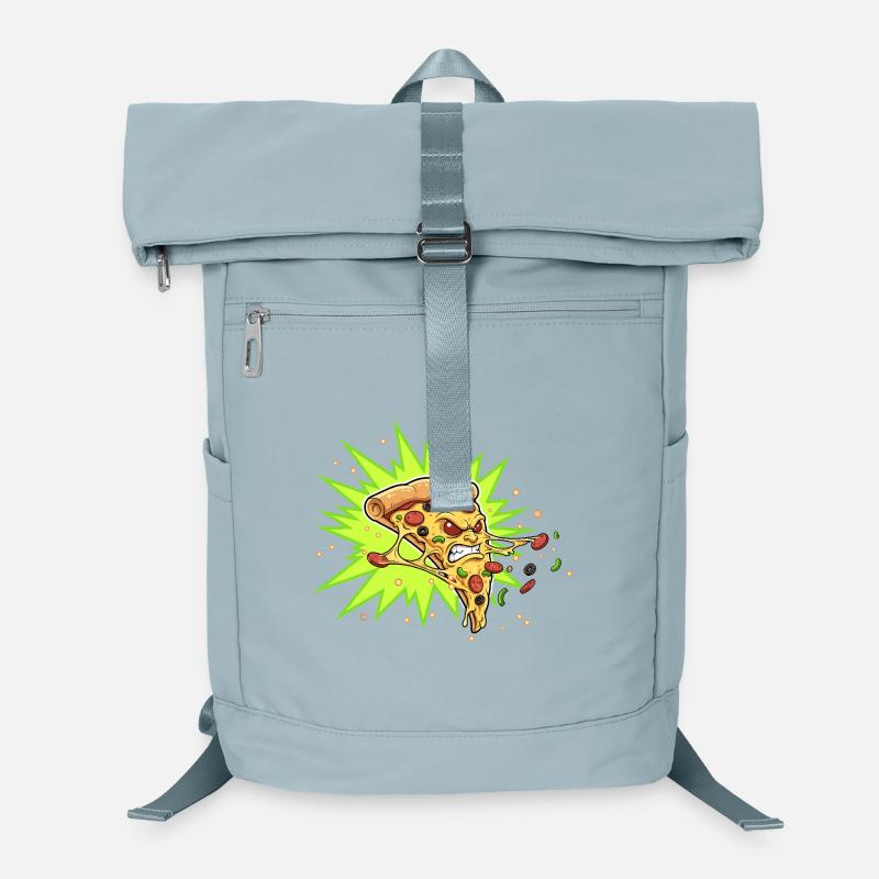 Pizza Slice Aggressor Neonburst Laptop Backpack