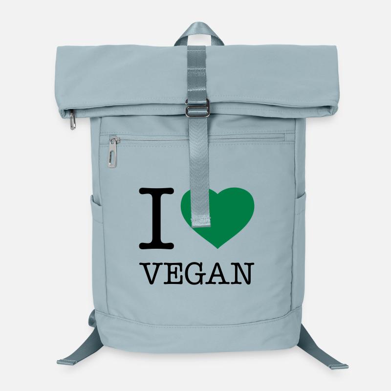 I LOVE VEGAN Veganer Laptop Backpack