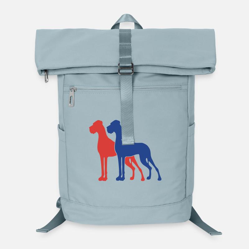 2 Deutsche Doggen / 2 Farben Laptop-Rucksack 
