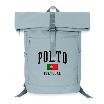Porto Portugal Flag – City Design - Laptop Backpack - ice blue - Front