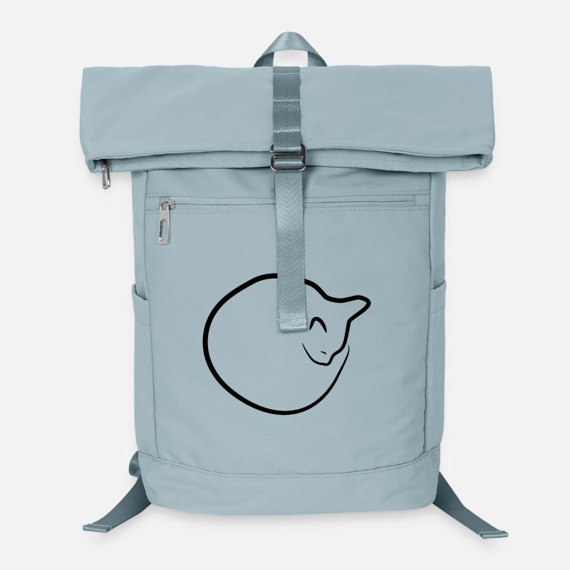 Katze Zeichnung Laptop-Rucksack 