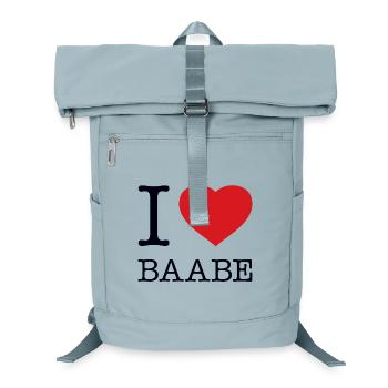I LOVE BAABE - Laptop Backpack - ice blue - Front