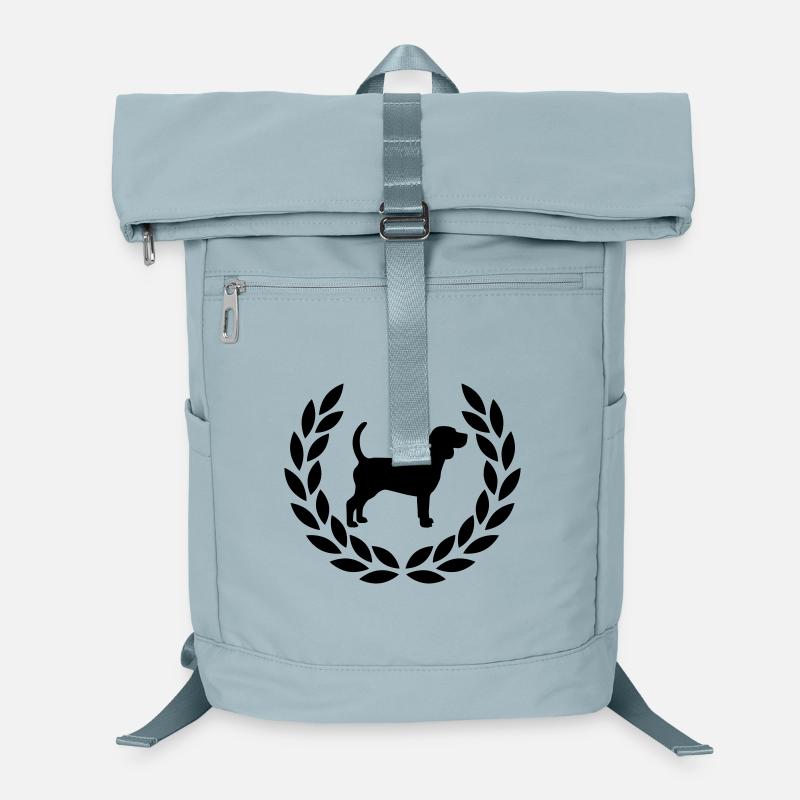 Beagle mit Lorbeerkranz Laptop-Rucksack 