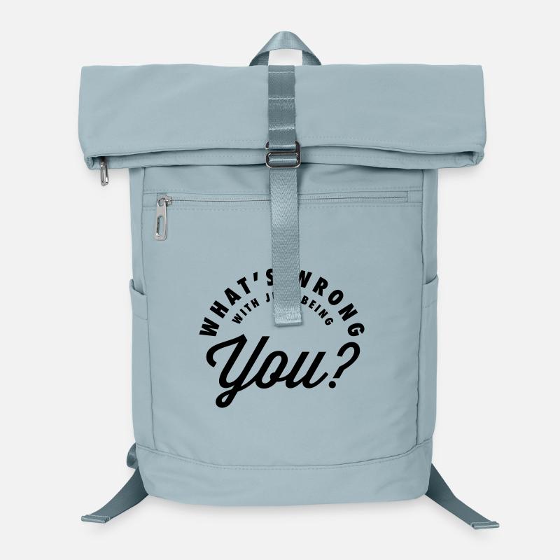 What’s Wrong With Being You - Self Love Script Laptop Backpack