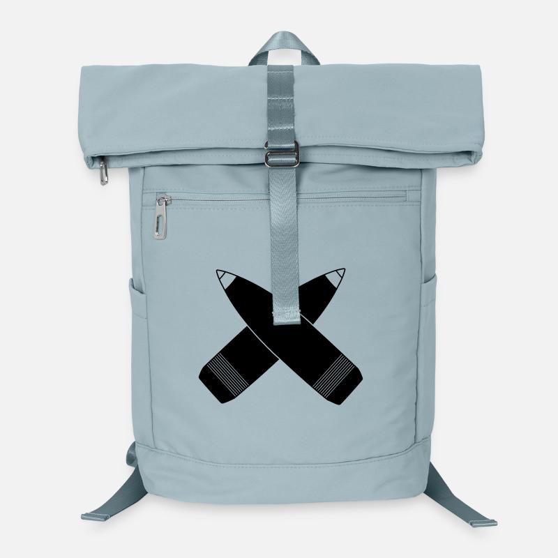 Two crossed grenades Laptop Backpack