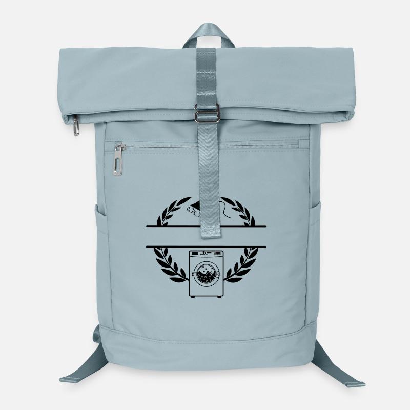 Washing machine in laurel wreath Laptop Backpack